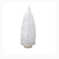 thumbnail image 1 of Beautynvta White Mini Christmas Tree, 7.87'' Artificial Christmas Mini Tabletop Bottle Brush Tree with Wooden Base for Christmas Decor Party Home Table Craft Decorations, 1 of 8
