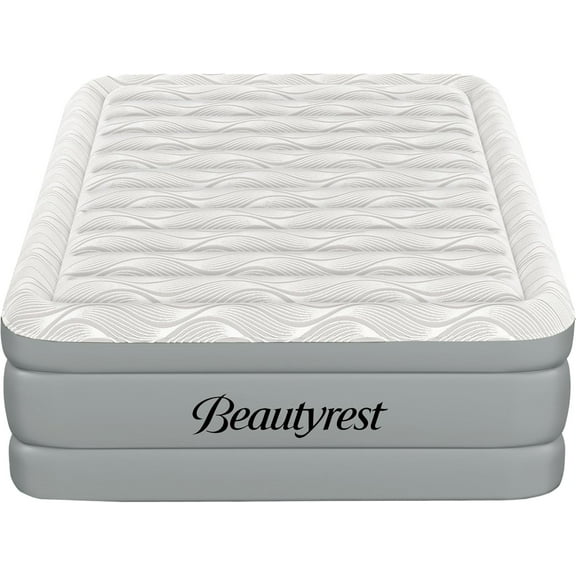 Beautyrest 20 in. Luxaire Full Size Luxury Air Mattress with Auto Shut-Off Pump, Cooling Top