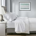 thumbnail image 1 of Beautyrest 4-Piece 1000 Thread Count White HeiQ Smart Temperature Cotton Blend Sheet Set, Queen, 1 of 9