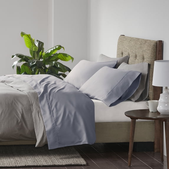 Beautyrest 600 Thread Count Blue Cooling Cotton Blend 4 PC Sheet Set, King