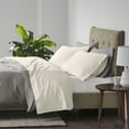 thumbnail image 1 of Beautyrest 600 Thread Count Ivory Cooling Cotton Blend 4 PC Sheet Set, California King, 1 of 11