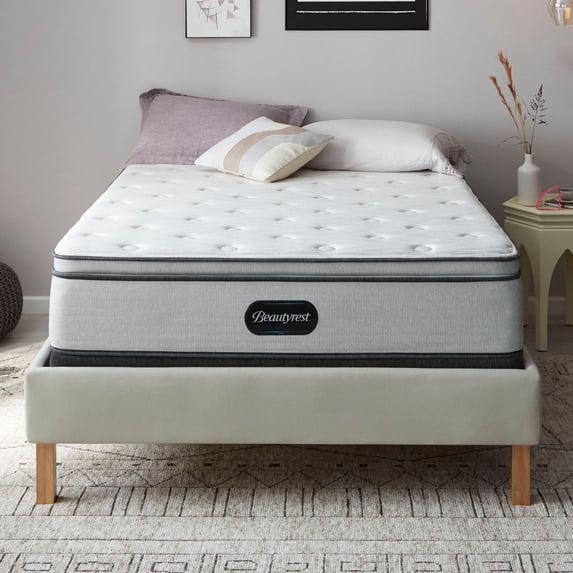 Beautyrest BR800 13.75" Medium Pillow Top King Innerspring Mattress; Fiberglass-Free