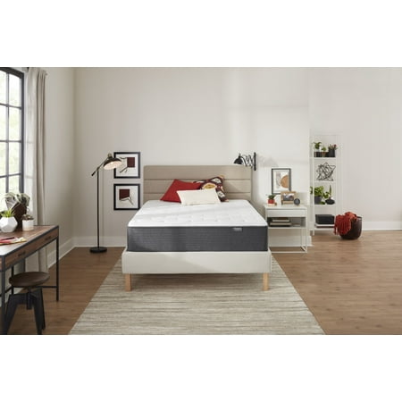 Beautyrest - 12-Inch Medium Micro Diamond Memory Foam Mattress in a Box-Queen - White