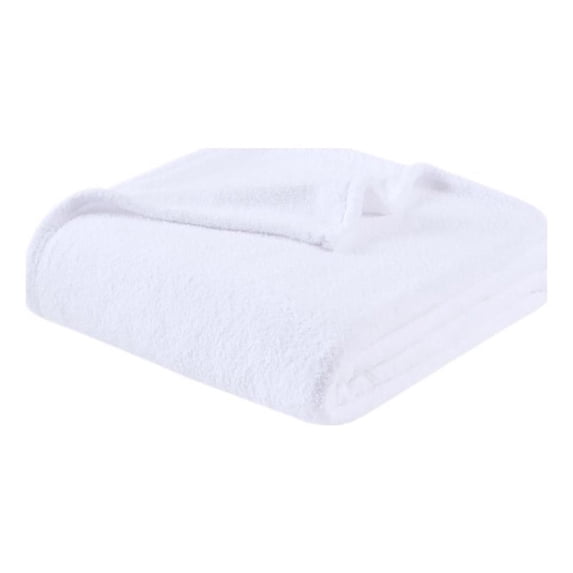 Beautyrest Dream Soft Faux Feathersoft Fabric Full/Queen Blanket in White