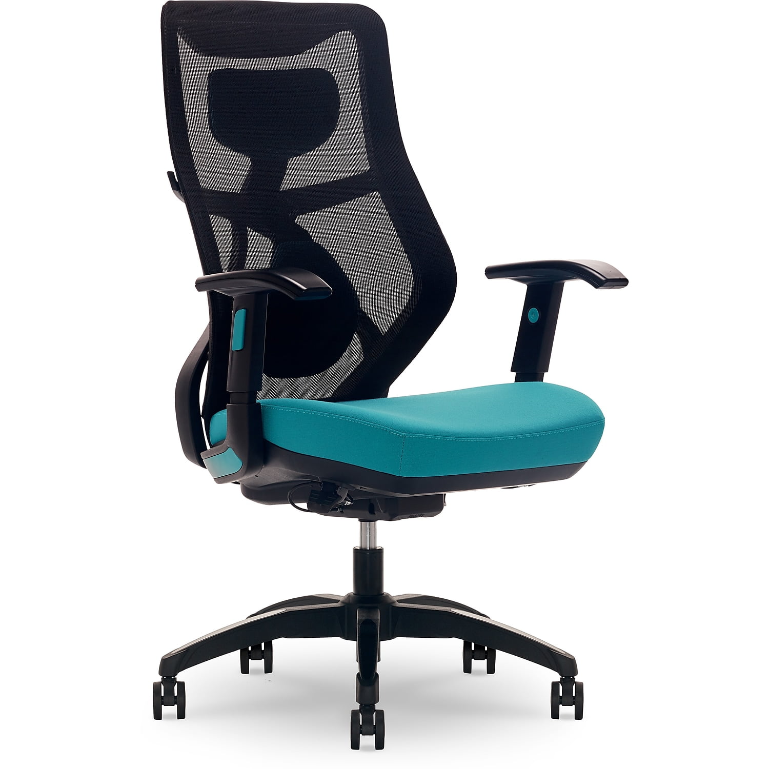 Beautyrest Duo EX Ergonomic Mesh Swivel Computer Chair Teal 60051 tel