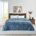 thumbnail image 1 of Beautyrest Elect Electric Blanket with 20 Heat Level Setting Controller Twin Sapphire, 1 of 13