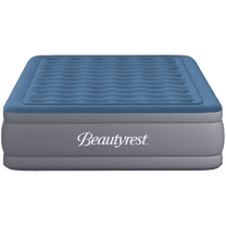 Beautyrest Extraordinaire 18” Queen Size Air Mattress with Built-in Pump - Blow-up Mattress Best for Camping & Guests, 3 Year Warranty