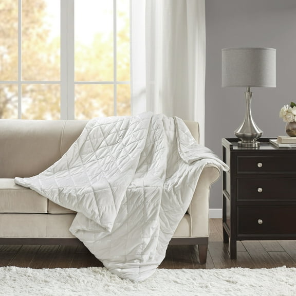 Beautyrest Luxury Solid Quilted Mink Weighted Blanket