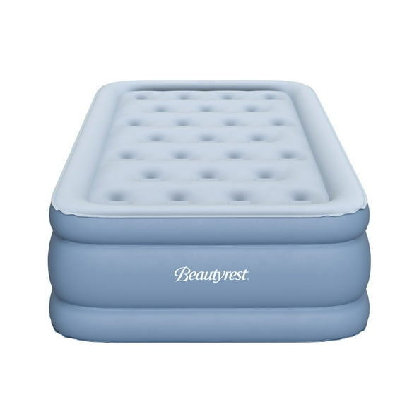 Beautyrest Posture-Lux 15" Twin Size Air Mattress with External Pump, Blow Up Mattress Best for Camping, Guests, and Home - 100% Leak Free, 3-Year Warranty
