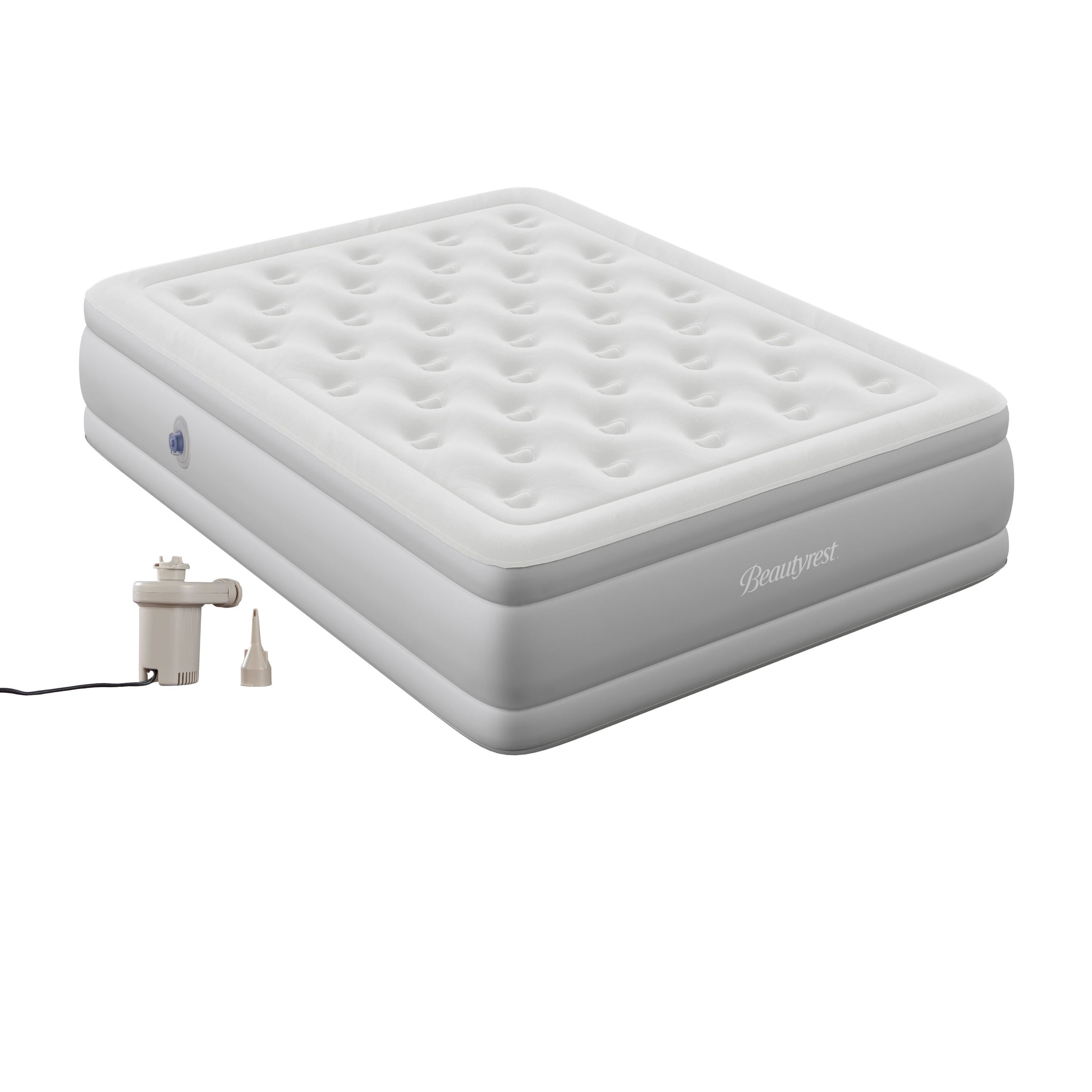 Beautyrest Sky Rise 16" Full Air Mattress with External Pump