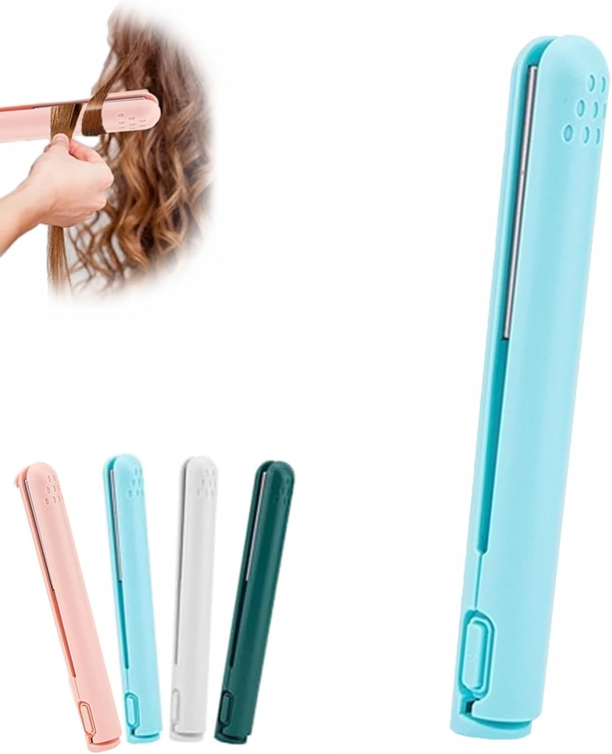 Beautyskin USA Mini Curling Iron, Dual Glam Mini Curling Iron for Short