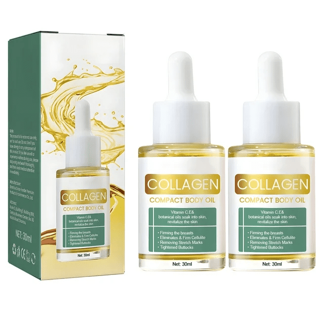Mugeleen Fivfivgo BeautyWomen Kollagen-Lifting-Körperöl – Anti-Cellulite, Straffend, Für Brust, Bauch & Gesäß, 30 Ml
