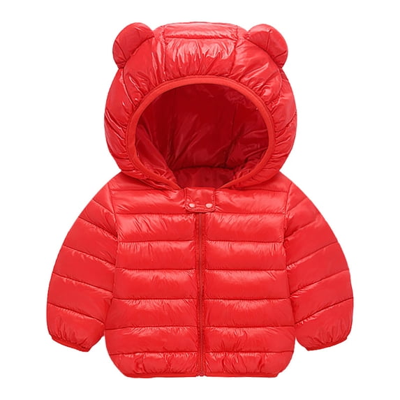Beautyzll 1-5T Newborn Baby Boys Girls Winter Jacket Outwear Toddler Hooded Puffer Down Coat