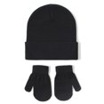 thumbnail image 1 of Beautyzll 2PCS Toddler Boys Hat Glove Set Infant Baby Girls Winter Hats Warm Knitted Beanie Mittens Gloves,Size 0-5Y, 1 of 9
