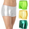 thumbnail image 1 of Beautyzll 3-12T Kids Toddler Girls Athletic Shorts Sparkle Solid High Waist Biker Dance Shorts Pants, 1 of 9