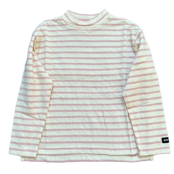 Beautyzll 3-12T Toddler Baby Girls Long Sleeve Shirt Stripes 100% Cotton Tees Shirt Kids Super Soft Cotton T Shirts