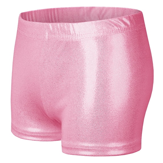 Beautyzll 3-12Y Kids Girls Sparkle Dance Shorts Toddler Tumbling Athletic Gymnastics Shorts Pants