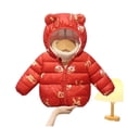 thumbnail image 1 of Beautyzll Baby Boys Girls Winter Jacket Outwear Toddler Hooded Puffer down Coat 1-5T, 1 of 9