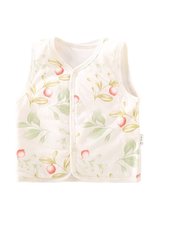 Baby Newborn Boys Girls Cotton Vest Infant Warm Sleeveless Jacket Spring Winter Waistcoat 0-3T