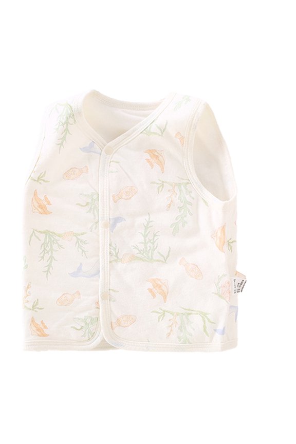 Baby Newborn Boys Girls Cotton Vest Infant Warm Sleeveless Jacket Spring Winter Waistcoat 0-3T