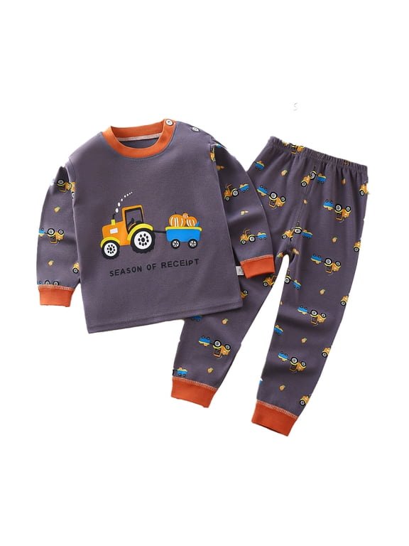 Kids Girls Thermal Underwear Set Baby Toddler Boys Ultra Soft Base Layer Newborn Long Johns Sets 6M-7T