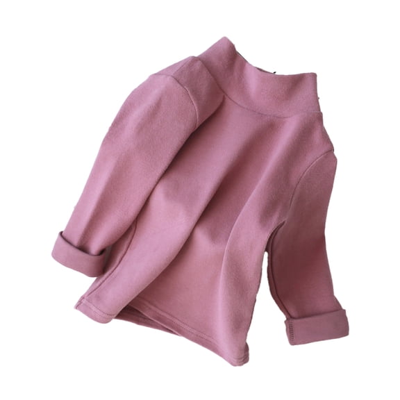 Beautyzll Kids Toddler Girls Long Sleeve Cotton Shirts 2-10T Baby Soft Basic T-Shirts Top Layering Tees