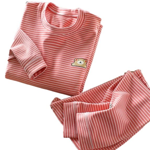 Beautyzll Kids Toddler Girls Thermal Underwear Set Baby Boys Ultra Soft Thick Base Layer Newborn Long Johns Sets 6M-15T