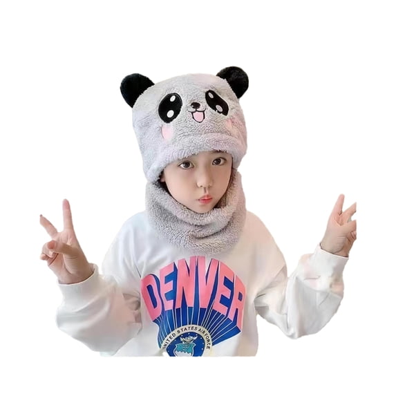 Beautyzll Toddler Baby Boys Cute Hat 2-8Y Kidds Girls Earflap Fleece Lined Beanie Warm Caps for Fall Winter