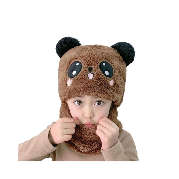 Beautyzll Toddler Baby Boys Cute Hat 2-8Y Kidds Girls Earflap Fleece Lined Beanie Warm Caps for Fall Winter