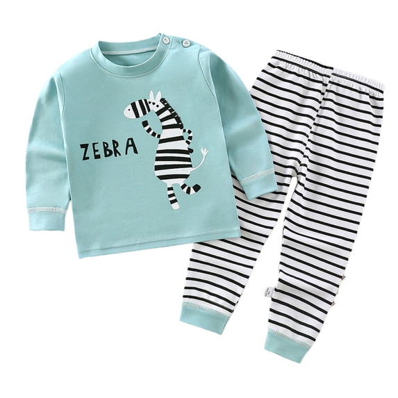 Beautyzll Toddler Baby Boys Girls Thermal Underwear 6M-7Y Infant Kids Winter Base Layer Long Johns Sets