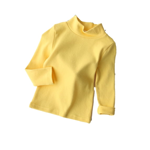 Beautyzll Toddler Baby Girls Long Sleeve Cotton Shirts 2-10T Kids Soft Basic T-Shirts Top Layering Tees