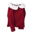 thumbnail image 1 of Beautyzll Toddler Baby Girls Long Sleeve Lapel Shirt Solid Color 100% Cotton Tees Shirt Kids Super Soft Cotton T Shirts 1-8T, 1 of 9