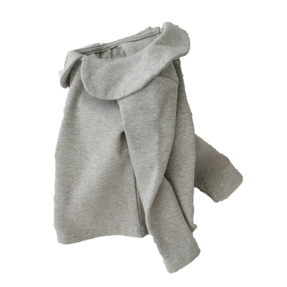 Beautyzll Toddler Baby Girls Long Sleeve Lapel Shirt Solid Color 100% Cotton Tees Shirt Kids Super Soft Cotton T Shirts 1-8T