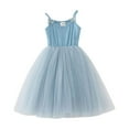 thumbnail image 1 of Beautyzll Toddler Baby Girls Sling Straps Tutu Dress Kids Summer Tulle Dresses Casual Beach Sundress 1-7T, 1 of 10