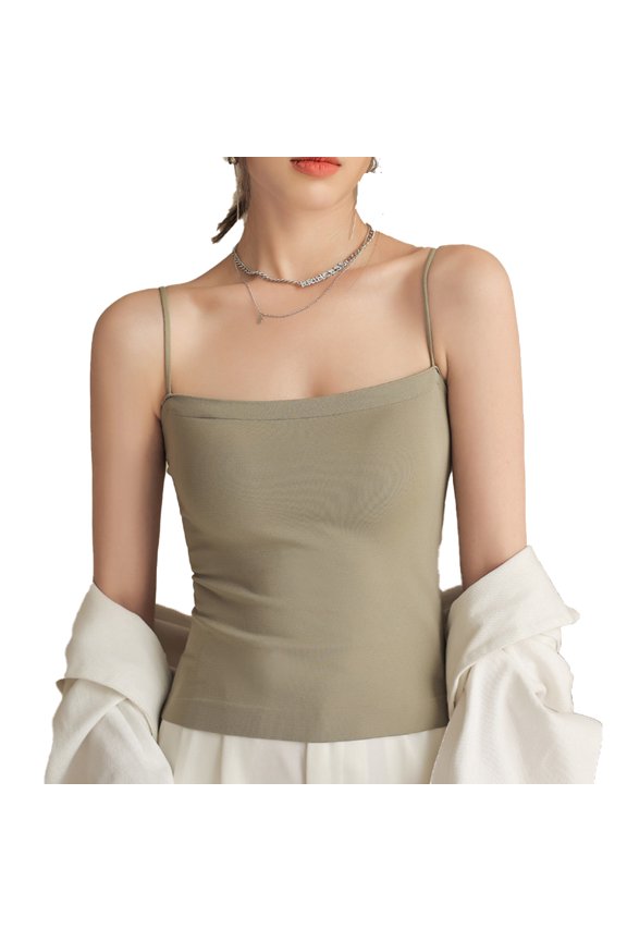 Womens Spring Strap Camisole Halter Spaghetti Tees Shirts Tops Summer Sleeveless Tank