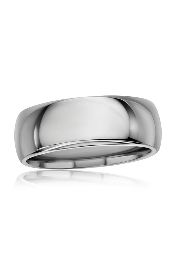 Men's High Polished Tungsten Ring - Comfort Fit Ring for Men - Fine Jewelry Gift for Him-9