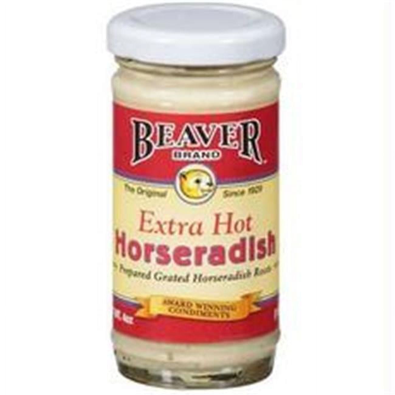 Beaver Beaver Extra Hot Horseradish Sauce 12x8.5oz