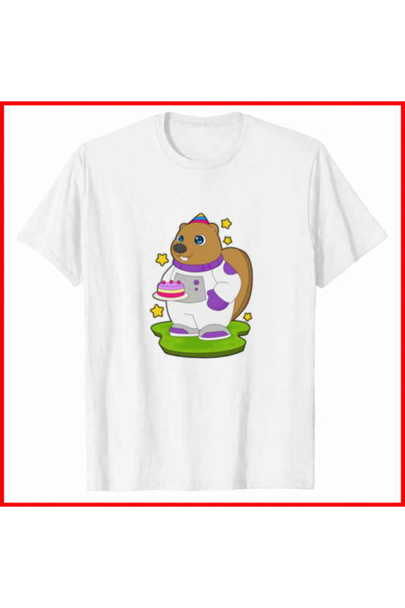 Beaver Birthday Astronaut Graphic Tee Space Theme Celebration Gift,for unisex up to 5XL