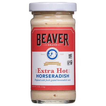 Beaver Extra Hot Horseradish, 4 oz Jar