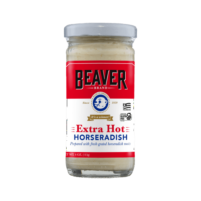 Beaver Brand Extra Hot Horseradish, 4 oz