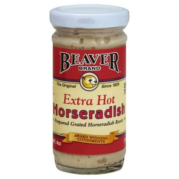 Beaver Brand Extra Hot Horseradish, 4 oz