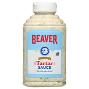 Beaver Brand Gourmet Seafood Tartar Sauce, 11.5 oz Bottle