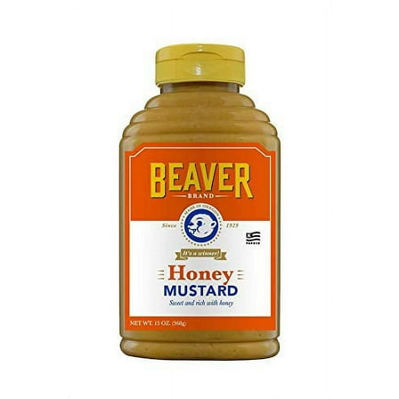 Beaver Brand Honey Mustard Sauce, 13 oz Bottle