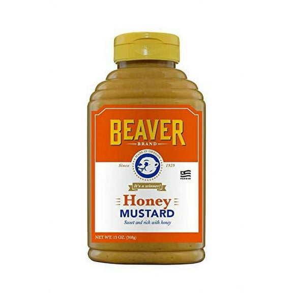 Beaver Brand Honey Mustard Sauce, 13 oz Bottle