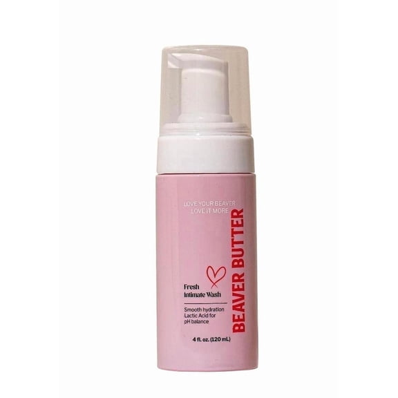 Beaver Butter Female Daily Intimate Vaginal Feminine Wash, 4 fl oz / 120 ml