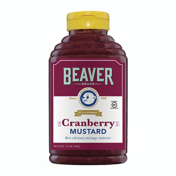 Beaver Cranberry Mustard cs 12/13 oz