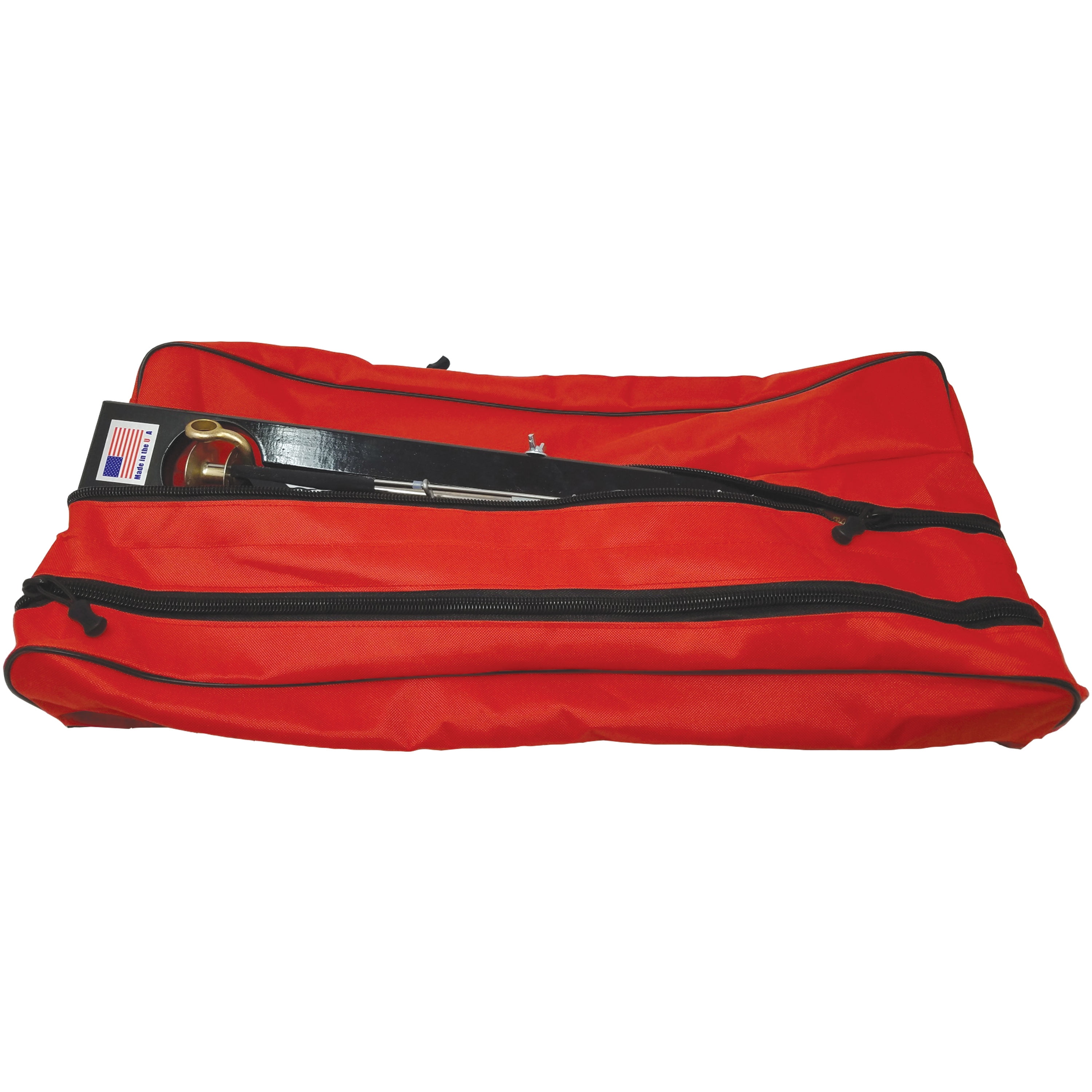 Beaver Dam Rail Tip up Soft Sided Cooler Vinyl Fishing Lure Bag-3 Pocket  Carry Bag