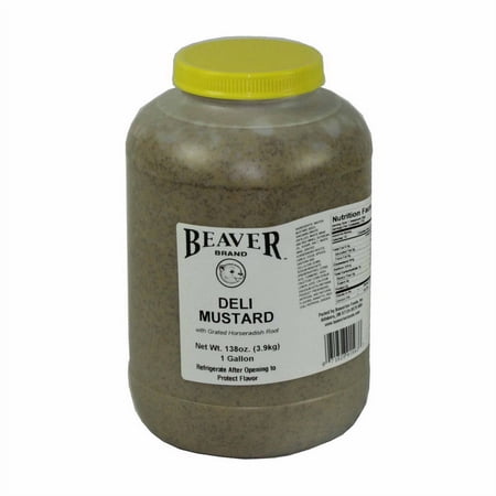 Beaver Deli Mustard Bulk, 8.6 lb - Case of 4