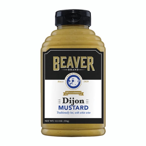 Beaver Dijon Mustard cs 12 /12.5 oz