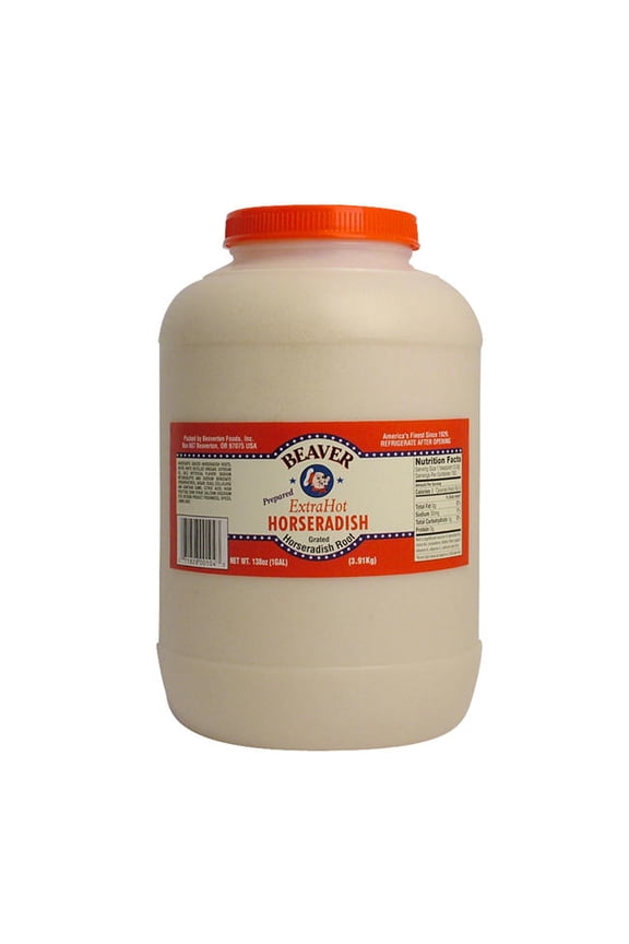 Beaver Extra Hot Horseradish cs 4/1 gal